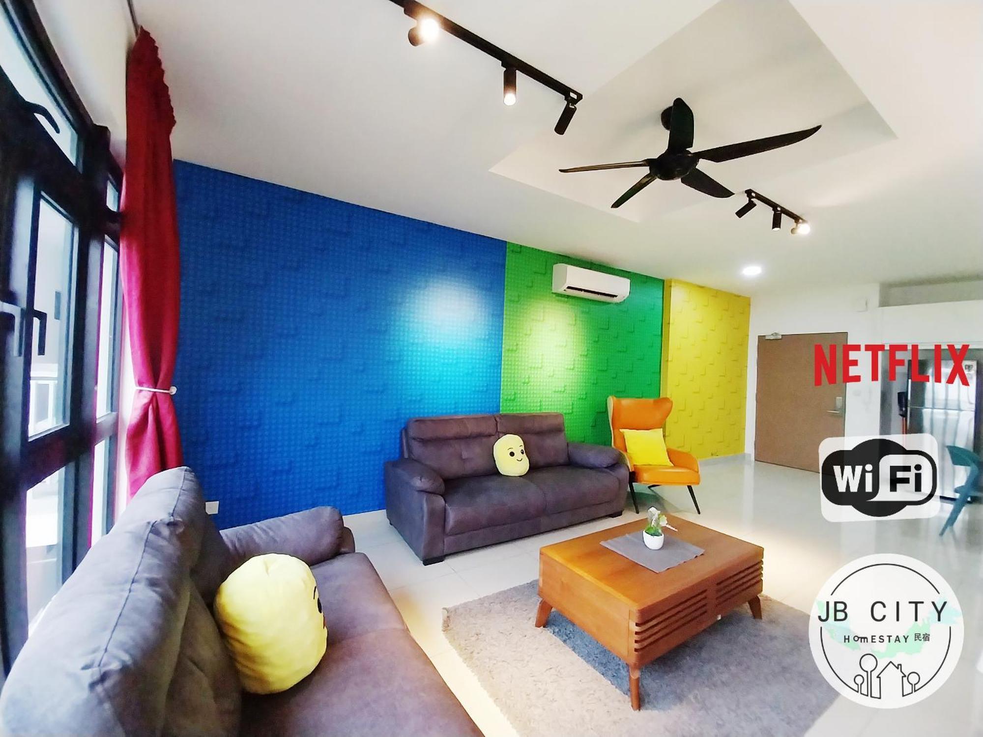Pangsapuri Meridian By Rr Jbcity Nusajaya  Rom bilde